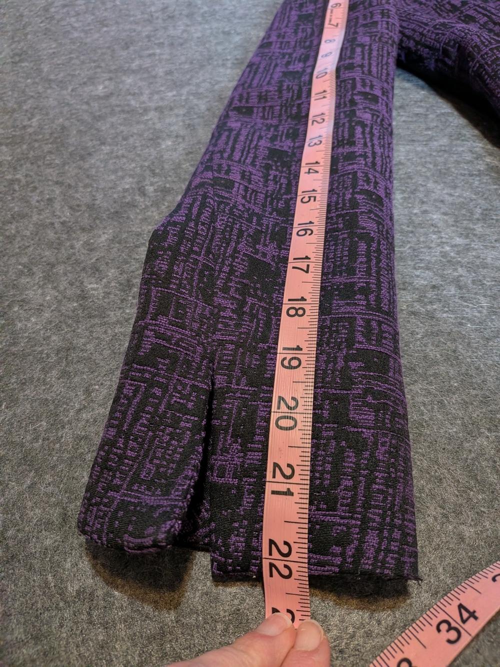 Mary Kay Purple and Black Patterned Blazer by Twinhill - Picture 14 of 14